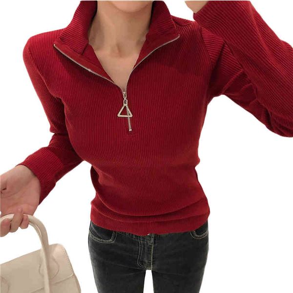 women's sweaters triangle zipper full sleeve turtleneck winter basic slim lady knit soft pullovers elastic elegant jumper 7trv, White;black
women's sweaters triangle zipper full sleeve turtleneck winter basic slim lady knit soft pullovers elastic elegant jumper 7trv, White;black