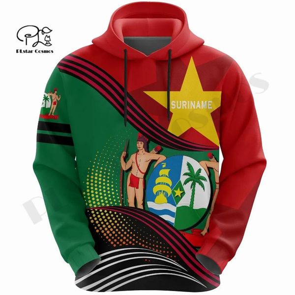 men's hoodies & sweatshirts plstar cosmos 3dprint est suriname flag symbol art unique men/women cozy hrajuku casual streetwear hoodies/, Black
men's hoodies & sweatshirts plstar cosmos 3dprint est suriname flag symbol art unique men/women cozy hrajuku casual streetwear hoodies/, Black