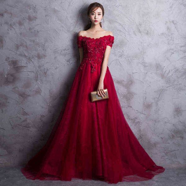 luxury street style dresses toast red 2021 autumn wedding banquet bride evening elegant engagement long one shoulder, Black;pink
luxury street style dresses toast red 2021 autumn wedding banquet bride evening elegant engagement long one shoulder, Black;pink