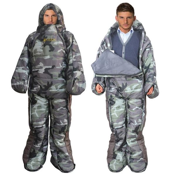 human shaped sleeping bag adjustable comfortable zippered for outdoor travel hiking camping equipment lazy warmer bags
human shaped sleeping bag adjustable comfortable zippered for outdoor travel hiking camping equipment lazy warmer bags