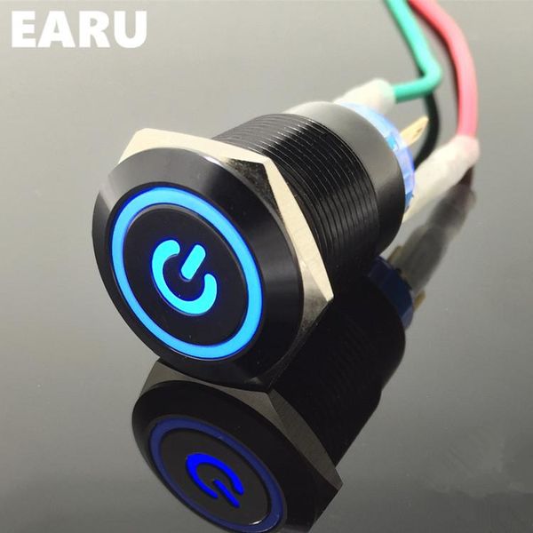 smart home control 25mm black metal stainless steel waterproof latching doorebll horn led push button switch car auto engine start pc power
smart home control 25mm black metal stainless steel waterproof latching doorebll horn led push button switch car auto engine start pc power