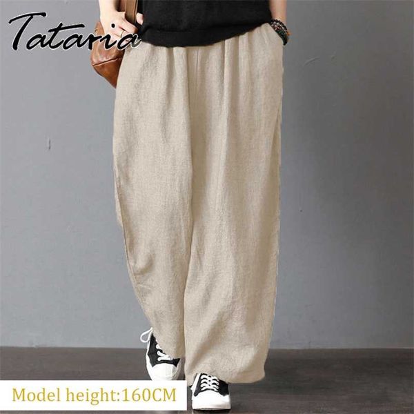 women's cotton gray pants elastic waisted plus size pants khaki casual loose ankle-length trousers female elegant streetwear 5xl 211013, Black;white
women's cotton gray pants elastic waisted plus size pants khaki casual loose ankle-length trousers female elegant streetwear 5xl 211013, Black;white