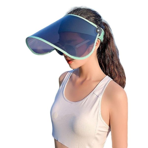 wide brim hats women summer outdoor transparent sun visor hat windproof uv protection cover empty adjustable foldable beach baseball cap, Blue;gray
wide brim hats women summer outdoor transparent sun visor hat windproof uv protection cover empty adjustable foldable beach baseball cap, Blue;gray