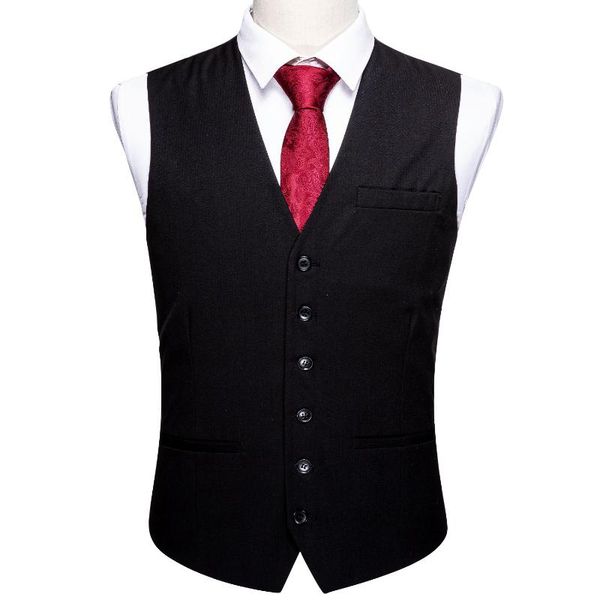 men's vests barry.wang mens black solid waistcoat blend tailored collar v-neck 3 pocket check suit vest tie set formal leisure md-2310, Black;white
men's vests barry.wang mens black solid waistcoat blend tailored collar v-neck 3 pocket check suit vest tie set formal leisure md-2310, Black;white