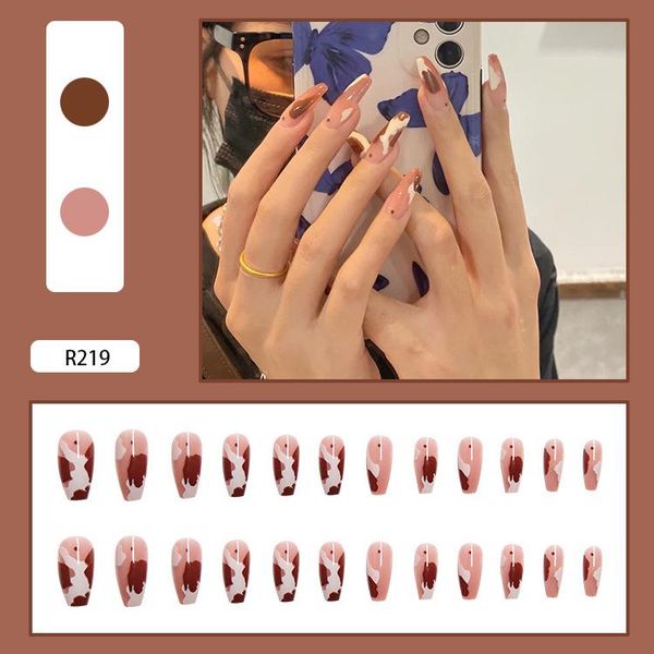 false nails 24pcs fake nail patch glue type removable long paragraph fashion manicure save time unhas postiça, Red;gold
false nails 24pcs fake nail patch glue type removable long paragraph fashion manicure save time unhas postiça, Red;gold