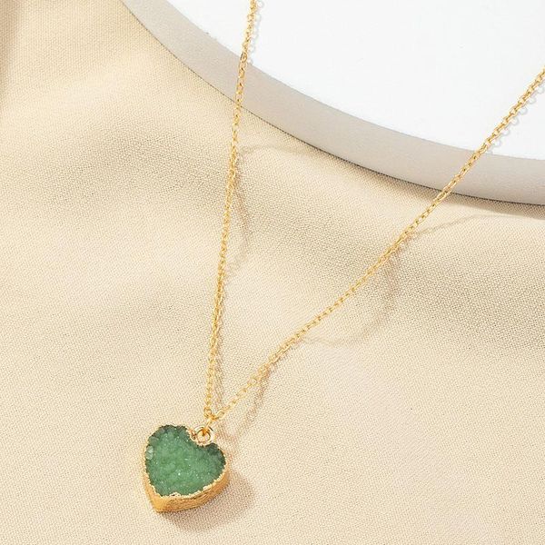 chokers ins gold thin chain pink green druzy drusy stone love heart pendant choker necklaces trendy korean fashion women party jewelry, Golden;silver
chokers ins gold thin chain pink green druzy drusy stone love heart pendant choker necklaces trendy korean fashion women party jewelry, Golden;silver