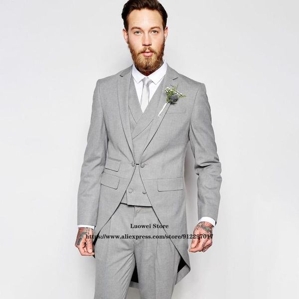 men's suits & blazers fashion mens lapel groom wedding long tuxedo 3 piece jacket vest pants set professional formal business blazer ma, White;black
men's suits & blazers fashion mens lapel groom wedding long tuxedo 3 piece jacket vest pants set professional formal business blazer ma, White;black