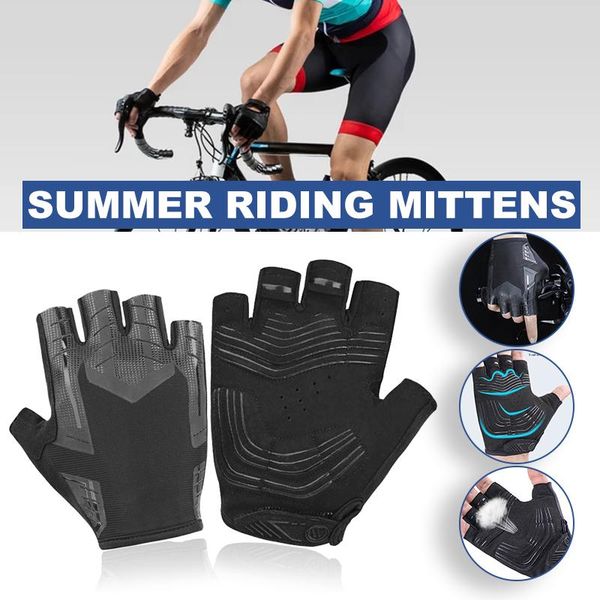 cycling gloves non-slip half finger with wrist wrap support padded fitness short open glove for riding sports summer ldf668, Black
cycling gloves non-slip half finger with wrist wrap support padded fitness short open glove for riding sports summer ldf668, Black