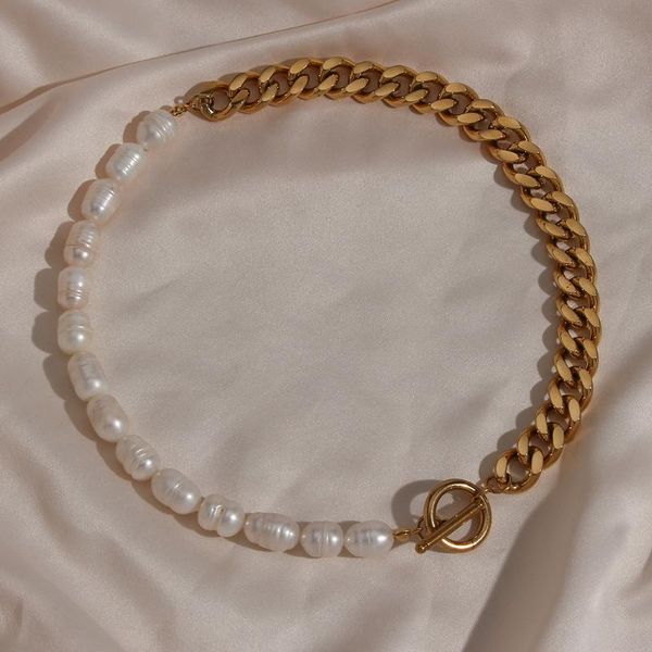 chokers retro ladies fashion temperament baroque pearl necklace rice beads short paragraph elegant wedding jewelry, Golden;silver
chokers retro ladies fashion temperament baroque pearl necklace rice beads short paragraph elegant wedding jewelry, Golden;silver