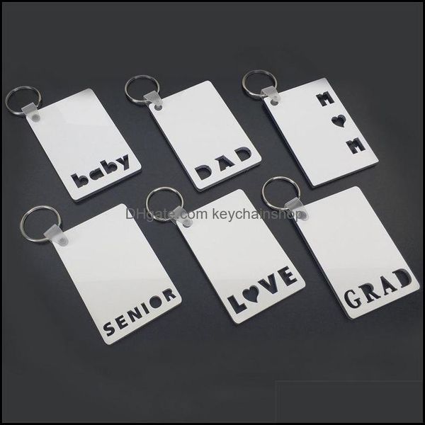 keychains fashion aessories sublimation keychain party favor love grad dad mom senior key chain creative diy gift blank mdf keyrings drop de, Silver
keychains fashion aessories sublimation keychain party favor love grad dad mom senior key chain creative diy gift blank mdf keyrings drop de, Silver