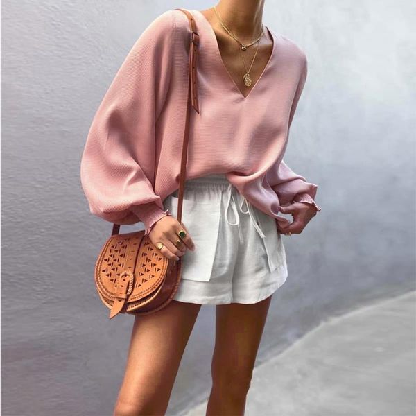 casual chiflon long sleeve blouse women pink shirts 2021 autumn blouses v neck high street clothing women's &, White
casual chiflon long sleeve blouse women pink shirts 2021 autumn blouses v neck high street clothing women's &, White