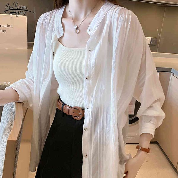 autumn long sleeve cotton shirt women casual plus size solid cardigan blouse loose ladies blusas mujer 10286 210508, White
autumn long sleeve cotton shirt women casual plus size solid cardigan blouse loose ladies blusas mujer 10286 210508, White