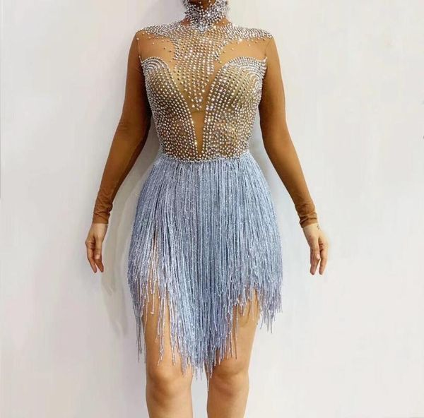 casual dresses sparkly rhinestone fringed mesh long sleeve tassel dress birthday celebrate party female singer dance performance costum, Black;gray
casual dresses sparkly rhinestone fringed mesh long sleeve tassel dress birthday celebrate party female singer dance performance costum, Black;gray