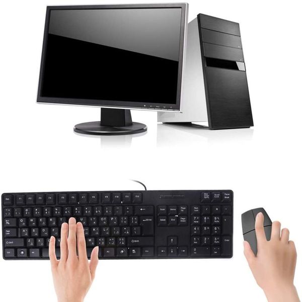 keyboard mouse combos arabic english silent waterproof office for windows computer business supplies accessories#g30
keyboard mouse combos arabic english silent waterproof office for windows computer business supplies accessories#g30