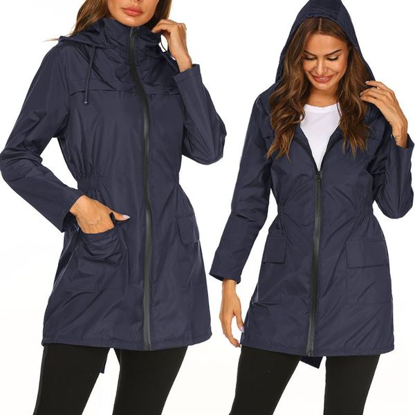 women's jackets 2021 spring autumn women thin hooded waterproof windbreaker jacket slim outwear wild fashion female zipper mountaineeri, Black;brown
women's jackets 2021 spring autumn women thin hooded waterproof windbreaker jacket slim outwear wild fashion female zipper mountaineeri, Black;brown