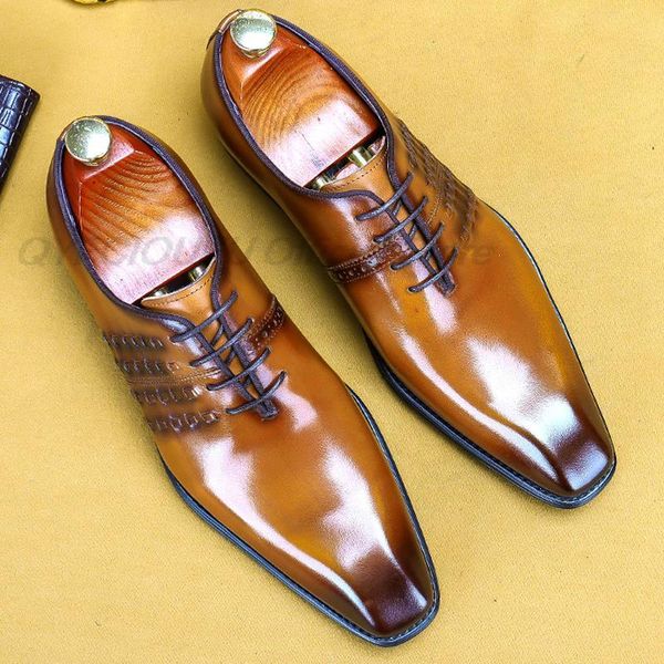 dress shoes lacing italian mens fashion formal genuine leather wedding business oxford brogue black khaki square head shoe v5se hvaj
dress shoes lacing italian mens fashion formal genuine leather wedding business oxford brogue black khaki square head shoe v5se hvaj