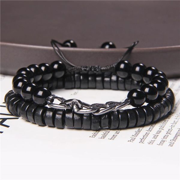 beaded, strands natural stone labradorite hematite lava black onyx beads stainless steel chain bracelets for men women wrist classic jewelry
beaded, strands natural stone labradorite hematite lava black onyx beads stainless steel chain bracelets for men women wrist classic jewelry