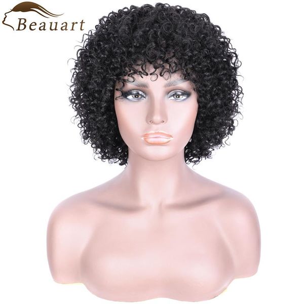 beauart 11' 100% brazilian remy human hair afro kinky curly wigs for black women dark roots natural curls wig with bangs lace, Black;brown
beauart 11' 100% brazilian remy human hair afro kinky curly wigs for black women dark roots natural curls wig with bangs lace, Black;brown