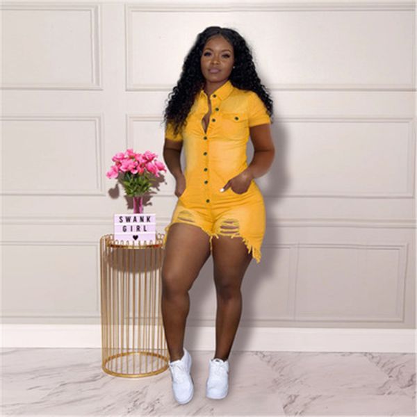 womens ripped hole denim skinny rompers fashion trend cardigan buttons short sleeve shorts designer female summer casual slim jeans jumpsui, Black;white
womens ripped hole denim skinny rompers fashion trend cardigan buttons short sleeve shorts designer female summer casual slim jeans jumpsui, Black;white