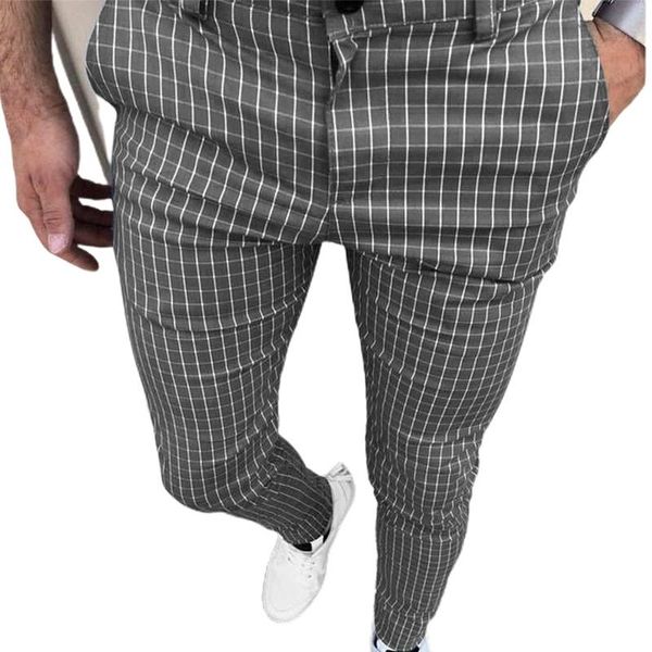 men's pants men casual plaid check pattern trousers formal business work long outdoor, Black
men's pants men casual plaid check pattern trousers formal business work long outdoor, Black