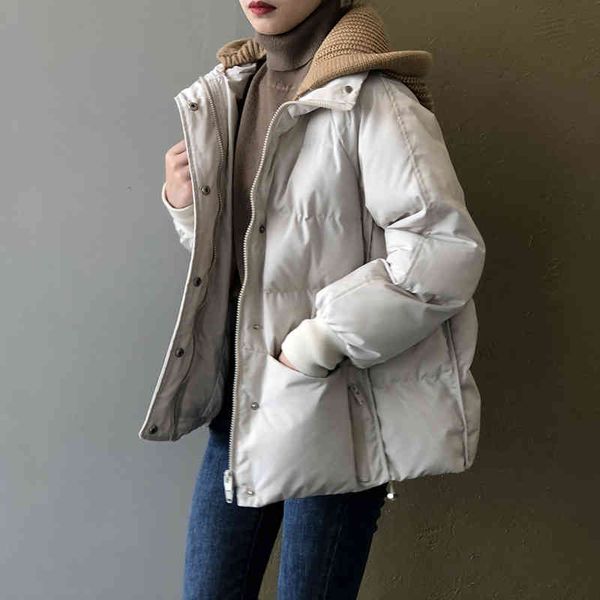 women's wool & blends hxjjp winter new hooded cotton-padded short jacket korean solid loose bread coat crop puffer female ncfe, Black
women's wool & blends hxjjp winter new hooded cotton-padded short jacket korean solid loose bread coat crop puffer female ncfe, Black