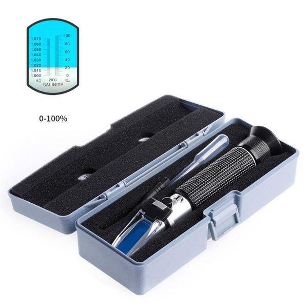 aquariums salinity refractometer meter water reader marine 0~10% salt aquarium test tester 28tc
aquariums salinity refractometer meter water reader marine 0~10% salt aquarium test tester 28tc