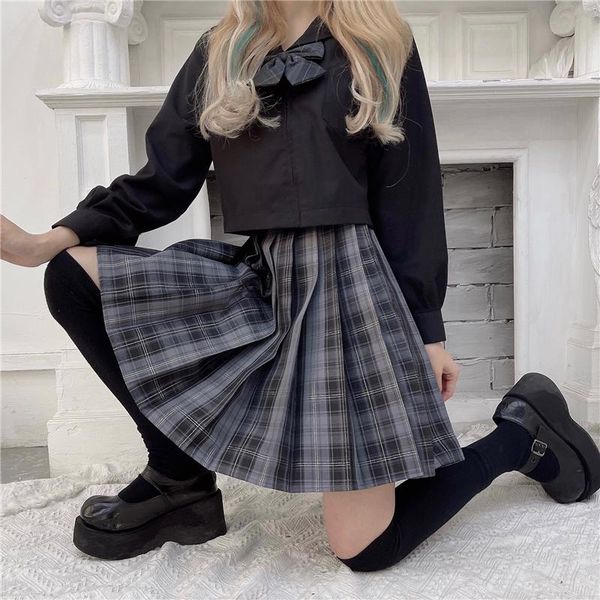 skirts high waisted pleated for teenage girls japanese harajuku student uniform mini skirt vintage womens gothic plaid clothing, Black
skirts high waisted pleated for teenage girls japanese harajuku student uniform mini skirt vintage womens gothic plaid clothing, Black