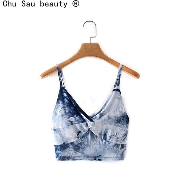 trendy tie-dye vest summer women's elastic slim v neck design camisole crop fashion female 210508, White
trendy tie-dye vest summer women's elastic slim v neck design camisole crop fashion female 210508, White