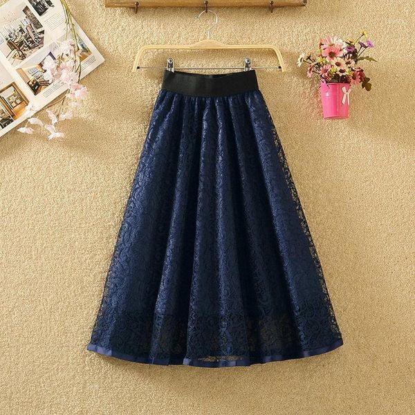 skirts women 2021 summer elastic high waist lace female elegant casual a-line midi long skirt ladies chic v124, Black
skirts women 2021 summer elastic high waist lace female elegant casual a-line midi long skirt ladies chic v124, Black
