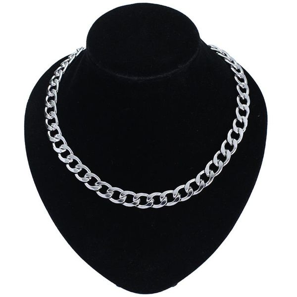 pendant necklaces hip hop luxury cuban chain necklace gold silver color metal curb link for women men punk neck chokers jewelry
pendant necklaces hip hop luxury cuban chain necklace gold silver color metal curb link for women men punk neck chokers jewelry