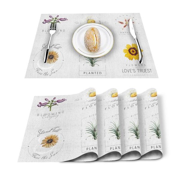 table runner flower species sunflower pineapple kitchen placemat for dining non-slip and heat-insulating mat decoration
table runner flower species sunflower pineapple kitchen placemat for dining non-slip and heat-insulating mat decoration