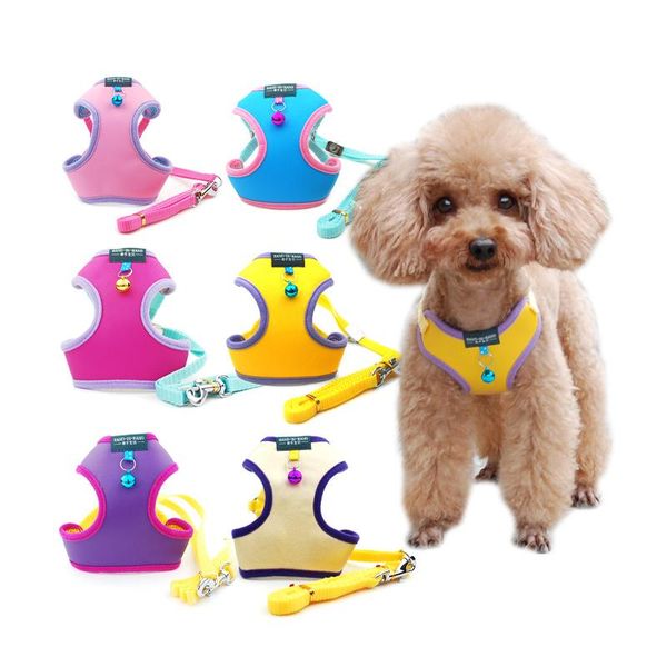 adjustable dog harness leashes breathable mesh cat harnesses with bells outdoor walking training vest set for small medium dogs collars &
adjustable dog harness leashes breathable mesh cat harnesses with bells outdoor walking training vest set for small medium dogs collars &