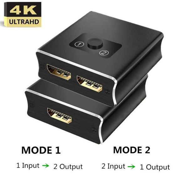 audio cables & connectors 2.0 bi- direction 1x2 ultra hd 4 smart switch switcher 2x1 bidirectional hub hdcp 3d 1080p 4k adapter
audio cables & connectors 2.0 bi- direction 1x2 ultra hd 4 smart switch switcher 2x1 bidirectional hub hdcp 3d 1080p 4k adapter