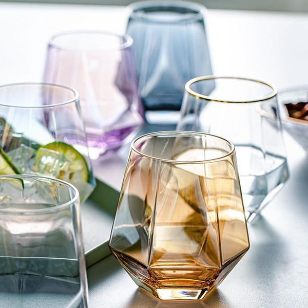 wine glasses 1pc creative hexagonal diamond cup glass heat-resistant geometric breakfast milk juice cafe bar decor
wine glasses 1pc creative hexagonal diamond cup glass heat-resistant geometric breakfast milk juice cafe bar decor