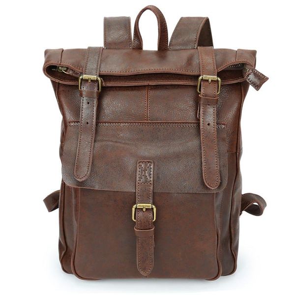 backpack nesitu vintage brown coffee genuine leather men backpacks real skin women travel bags #m8186
backpack nesitu vintage brown coffee genuine leather men backpacks real skin women travel bags #m8186