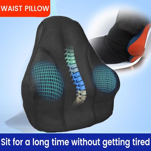 seat cushions car back waist pillow lumbar cushion mesh ventilation pad relieve cervical spine pain for home office 
seat cushions car back waist pillow lumbar cushion mesh ventilation pad relieve cervical spine pain for home office