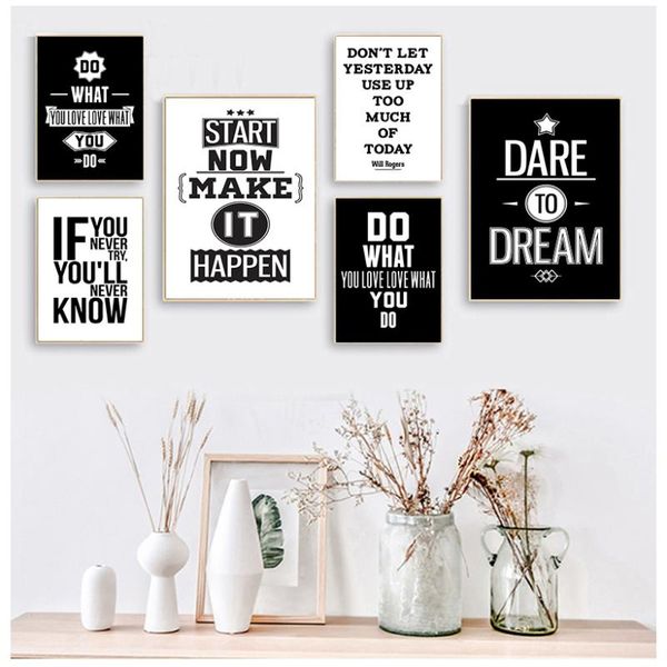 paintings motivational inspiring quotes wall art canvas painting nordic posters and prints black white pictures for living room decor
paintings motivational inspiring quotes wall art canvas painting nordic posters and prints black white pictures for living room decor