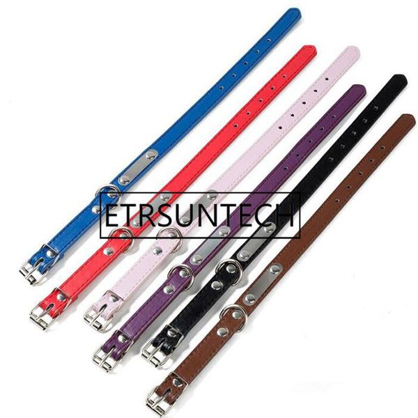 100pcs/lot fashion engraved dog collar pu leather puppy cat pet collars id tag for small medium dogs & leashes
100pcs/lot fashion engraved dog collar pu leather puppy cat pet collars id tag for small medium dogs & leashes