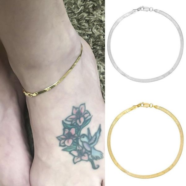 anklets women bohemina flat snake chain anklet bracelet female simple delicate foot summer beach jewelry 2021, Red;blue
anklets women bohemina flat snake chain anklet bracelet female simple delicate foot summer beach jewelry 2021, Red;blue