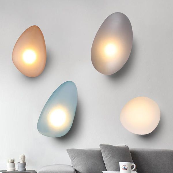 nordic led wall lamps living room designer lamp modern glass pebble light bedroom decoration lighting stair
nordic led wall lamps living room designer lamp modern glass pebble light bedroom decoration lighting stair