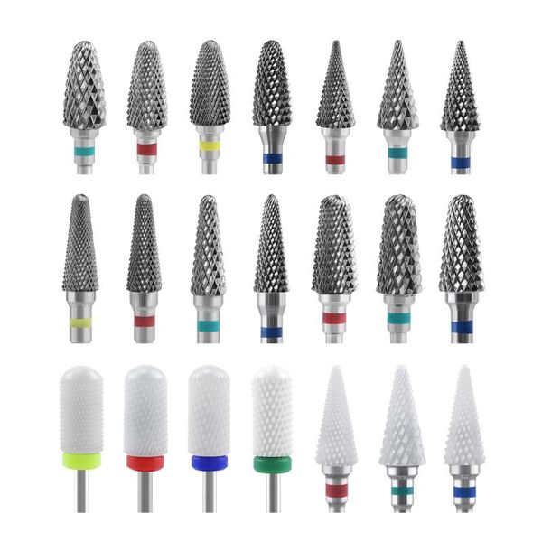carbide nail drill bit ceramic manicure cutters for machine cutter milling file accessories art equipment, Silver
carbide nail drill bit ceramic manicure cutters for machine cutter milling file accessories art equipment, Silver