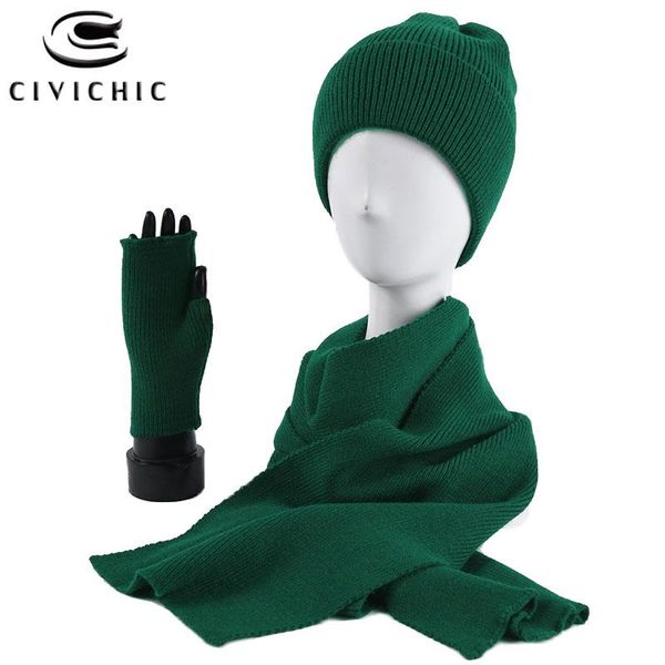 hats, scarves & gloves sets civichic women spring autumn winter knit hat scarf 3 pcs warm set solid skullies beanies casual headwear chic sh, Blue;gray
hats, scarves & gloves sets civichic women spring autumn winter knit hat scarf 3 pcs warm set solid skullies beanies casual headwear chic sh, Blue;gray