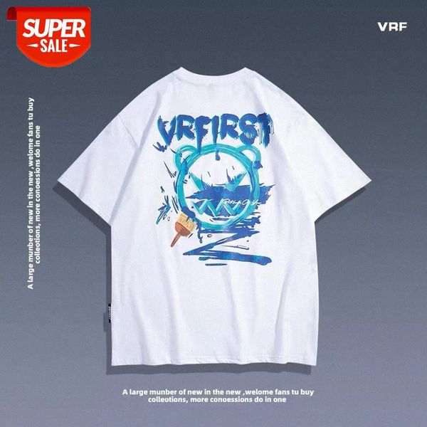men's and women's summer loose blouse oversize printed short-sleeved t-shirt half-sleeved mid-sleeve tee #d65m, White;black
men's and women's summer loose blouse oversize printed short-sleeved t-shirt half-sleeved mid-sleeve tee #d65m, White;black