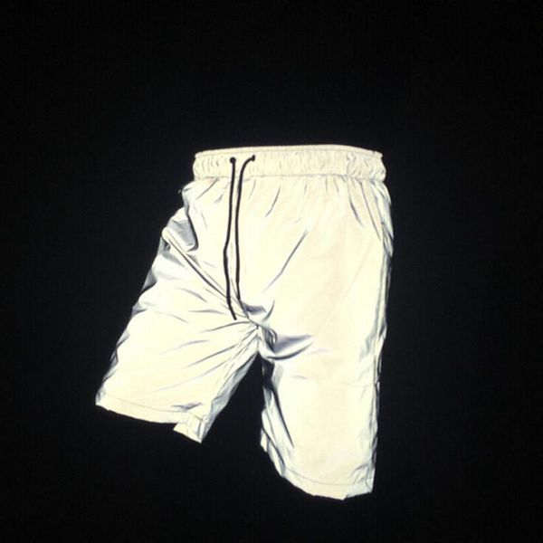 summer night light reflective shorts for men women leisure shiny elastic waist casual streetwear men's, White;black
summer night light reflective shorts for men women leisure shiny elastic waist casual streetwear men's, White;black