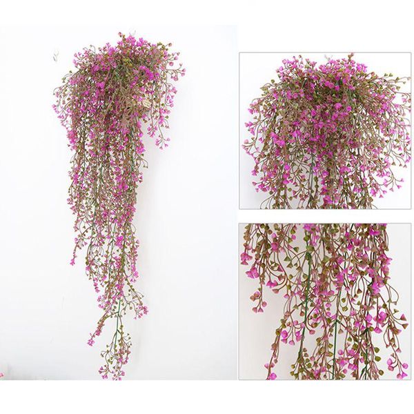 decorative flowers & wreaths 1 pc artificial plants decoration wall plastic rattan flower string for el party home wedding purpl
decorative flowers & wreaths 1 pc artificial plants decoration wall plastic rattan flower string for el party home wedding purpl