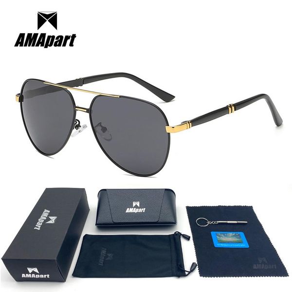 sunglasses amapart polarized for men driving fishing sports outdoors uv400 protection anti-glare, White;black
sunglasses amapart polarized for men driving fishing sports outdoors uv400 protection anti-glare, White;black