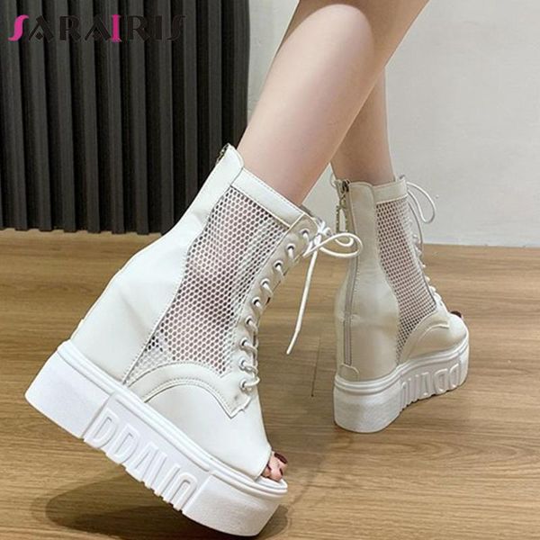 sarairis luxury female sandals solid zipper lace up peep toe women height increasing arrival punk shoes woman, Black
sarairis luxury female sandals solid zipper lace up peep toe women height increasing arrival punk shoes woman, Black