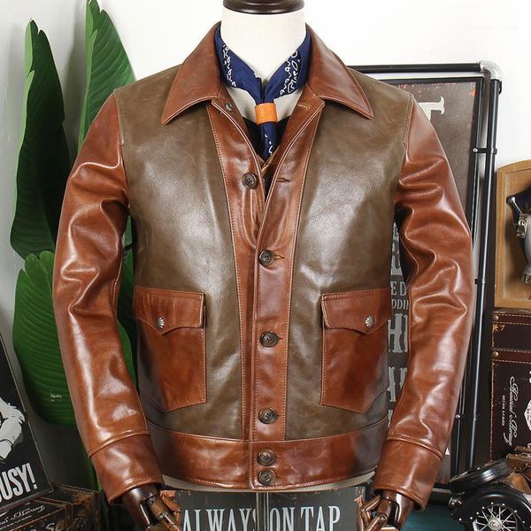 men's leather & faux brown 2021 europe casual style genuine jacket men plus size 4xl real natural cowhide autumn slim fit short spliced, Black
men's leather & faux brown 2021 europe casual style genuine jacket men plus size 4xl real natural cowhide autumn slim fit short spliced, Black