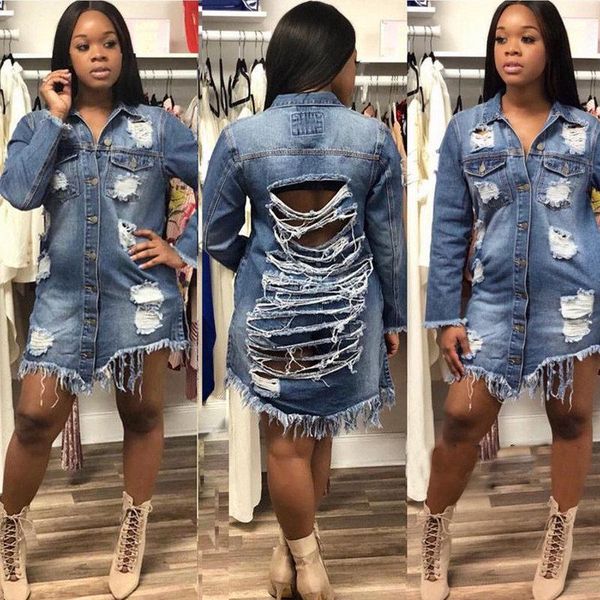 new fashion casual girls boyfriend style slim denim frayed coat long-sleeve hole button jean spring/autumn outerwear hot, Black
new fashion casual girls boyfriend style slim denim frayed coat long-sleeve hole button jean spring/autumn outerwear hot, Black