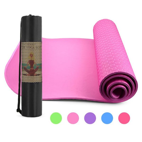 yoga mats 6mm thick mat portable non-slip pilates exercise pad with mesh carry bag home gym fitness workout
yoga mats 6mm thick mat portable non-slip pilates exercise pad with mesh carry bag home gym fitness workout